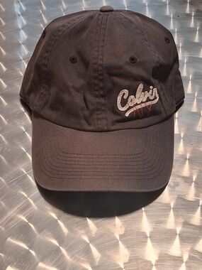Calvin Klein Black Baseball Cap with White Logo